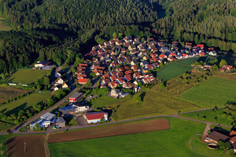 Vue aérienne de Quartier dur à le quartier Ottoschwanden in Freiamt dans le département Bade-Wurtemberg, Allemagne