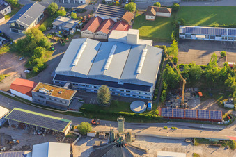 Vue aérienne de Werner Gießler GmbH à Elzach dans le département Bade-Wurtemberg, Allemagne