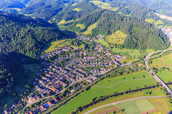 Photographie aérienne de Vue de la ville depuis le nord-est à Hausach dans le département Bade-Wurtemberg, Allemagne