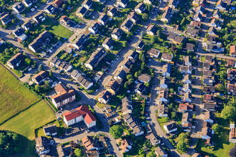 Vue aérienne de Am Wachtbühl x Hebelstr à Seelbach dans le département Bade-Wurtemberg, Allemagne