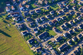 Vue aérienne de Am Wachtbühl x Geroldseckstr à Seelbach dans le département Bade-Wurtemberg, Allemagne