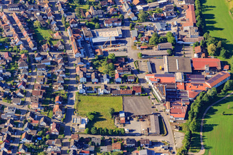 Vue aérienne de JULABO GmbH à Seelbach dans le département Bade-Wurtemberg, Allemagne