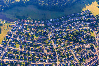 Vue aérienne de Talblick, Schwarzwaldstr à Seelbach dans le département Bade-Wurtemberg, Allemagne
