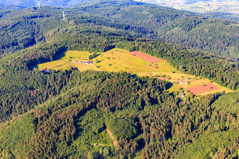 Vue aérienne de Hasenberg à Seelbach dans le département Bade-Wurtemberg, Allemagne