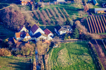 Vue aérienne de Moulin à vent à Winden dans le département Rhénanie-Palatinat, Allemagne