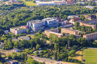 Vue aérienne de Clinique du Harz - Emplacement Quedlinburg à Quedlinburg dans le département Saxe-Anhalt, Allemagne