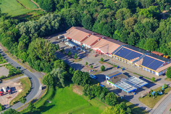 Vue aérienne de Thomas Philipps Quedlinburg, Teppichrampe oHG à Quedlinburg dans le département Saxe-Anhalt, Allemagne