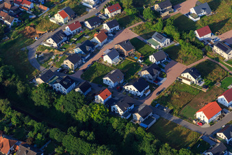 Vue oblique de Nouvelle zone de développement K2 à Kandel dans le département Rhénanie-Palatinat, Allemagne