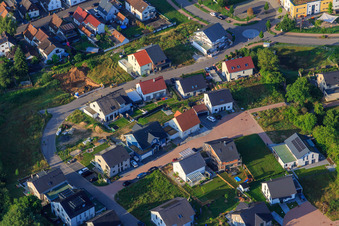Nouvelle zone de développement K2 à Kandel dans le département Rhénanie-Palatinat, Allemagne vue d'en haut