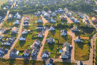 Enregistrement par drone de Nouvelle zone de développement K2 à Kandel dans le département Rhénanie-Palatinat, Allemagne