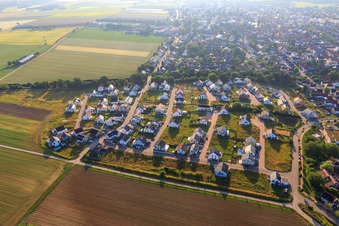 Image drone de Nouvelle zone de développement K2 à Kandel dans le département Rhénanie-Palatinat, Allemagne