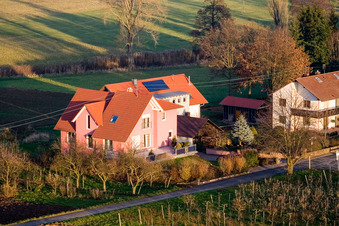 Vue aérienne de Oberdorfstr à Oberhausen dans le département Rhénanie-Palatinat, Allemagne