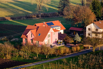 Vue aérienne de Oberdorfstr à Oberhausen dans le département Rhénanie-Palatinat, Allemagne