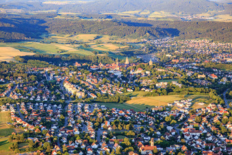 Vue aérienne de Vue de la ville depuis l'ouest à Rottweil dans le département Bade-Wurtemberg, Allemagne