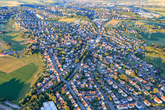 Vue aérienne de Lindenstraße Hochwiesle à Zimmern ob Rottweil dans le département Bade-Wurtemberg, Allemagne