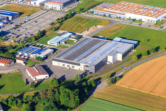 Vue aérienne de Chefbeschlag GmbH à Rosenfeld dans le département Bade-Wurtemberg, Allemagne