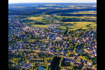 Vue aérienne de Quartier de Rodt vu du sud à Loßburg dans le département Bade-Wurtemberg, Allemagne