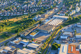 Vue aérienne de Robert Bürkle GmbH à Freudenstadt dans le département Bade-Wurtemberg, Allemagne