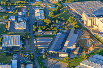 Vue aérienne de Schäflein Logistics GmbH à Horb am Neckar dans le département Bade-Wurtemberg, Allemagne