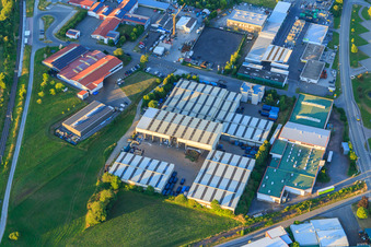 Vue aérienne de ALBA Süd GmbH & Co. KG - Horb à le quartier Altheim in Horb am Neckar dans le département Bade-Wurtemberg, Allemagne