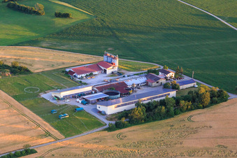 Vue aérienne de Ferme de frênes par Krystyna Laskowski à Dornhan dans le département Bade-Wurtemberg, Allemagne