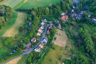 Vue aérienne de Rue Brachfelder à Dornhan dans le département Bade-Wurtemberg, Allemagne