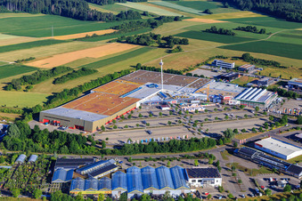 Vue aérienne de Centre Forêt-Noire-Baar à le quartier Weilersbach in Villingen-Schwenningen dans le département Bade-Wurtemberg, Allemagne