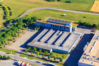 Vue aérienne de Centre d'impression Sud-Ouest, Service de presse et Ventes GmbH à le quartier Weilersbach in Villingen-Schwenningen dans le département Bade-Wurtemberg, Allemagne