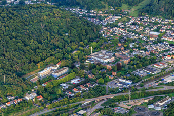 Vue aérienne de Clinique Merzig GmbH à but non lucratif du Nord-Ouest à Merzig dans le département Sarre, Allemagne