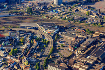 Vue aérienne de GLOBE Völklingen à Völklingen dans le département Sarre, Allemagne