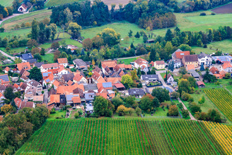 Vue aérienne de Bergstr à Oberhausen dans le département Rhénanie-Palatinat, Allemagne