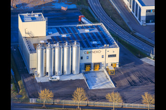 Vue aérienne de Cornexo GmbH Offenbach à Offenbach an der Queich dans le département Rhénanie-Palatinat, Allemagne