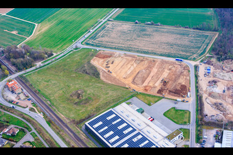 Agrandissement du parc industriel Große Ahlmühle à Rohrbach dans le département Rhénanie-Palatinat, Allemagne