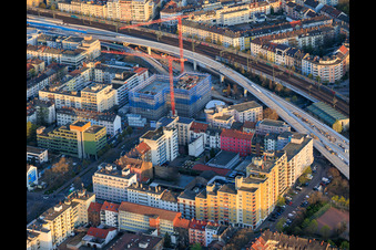 Développement résidentiel à Benckiser et Westendstrasse à le quartier Mitte in Ludwigshafen am Rhein dans le département Rhénanie-Palatinat, Allemagne