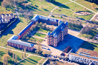 Palais Gottesaue, école de musique Forum Wolfgang Rihm à le quartier Oststadt in Karlsruhe dans le département Bade-Wurtemberg, Allemagne