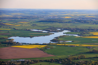 Réserve naturelle de l'étang du Bischwald à Bistroff dans le département Moselle, France