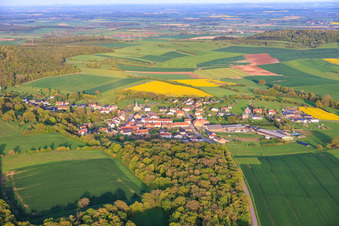 De l'ouest à Frémestroff dans le département Moselle, France