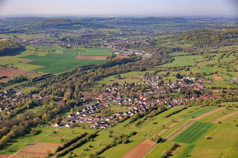 Du nord à le quartier Herbitzheim in Gersheim dans le département Sarre, Allemagne