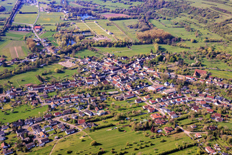 Du nord-est à le quartier Reinheim in Gersheim dans le département Sarre, Allemagne