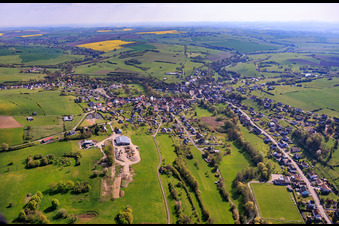 De l'ouest à Achen dans le département Moselle, France