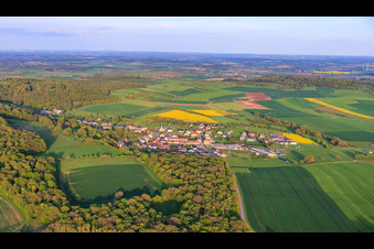 De l'ouest à Frémestroff dans le département Moselle, France