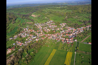 De l'est à le quartier Rubenheim in Gersheim dans le département Sarre, Allemagne