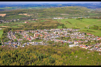 Du sud-est à le quartier Sitterswald in Kleinblittersdorf dans le département Sarre, Allemagne