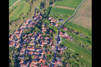 Du nord à Oberoppurg dans le département Thuringe, Allemagne