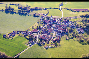 De l'ouest à Gertewitz dans le département Thuringe, Allemagne