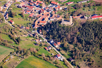 Ruines du château Ehrenstein à le quartier Ehrenstein in Stadtilm dans le département Thuringe, Allemagne