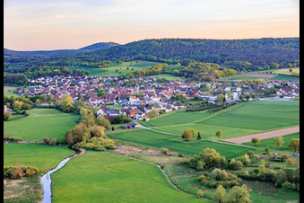 Du nord-est à Reckendorf dans le département Bavière, Allemagne