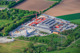 Centrale à béton Riedel Construction à Bergrheinfeld dans le département Bavière, Allemagne