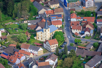 Église Saint-Michel à le quartier Kützberg in Poppenhausen dans le département Bavière, Allemagne