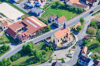 Église Saint-Martin à le quartier Münster in Eußenheim dans le département Bavière, Allemagne